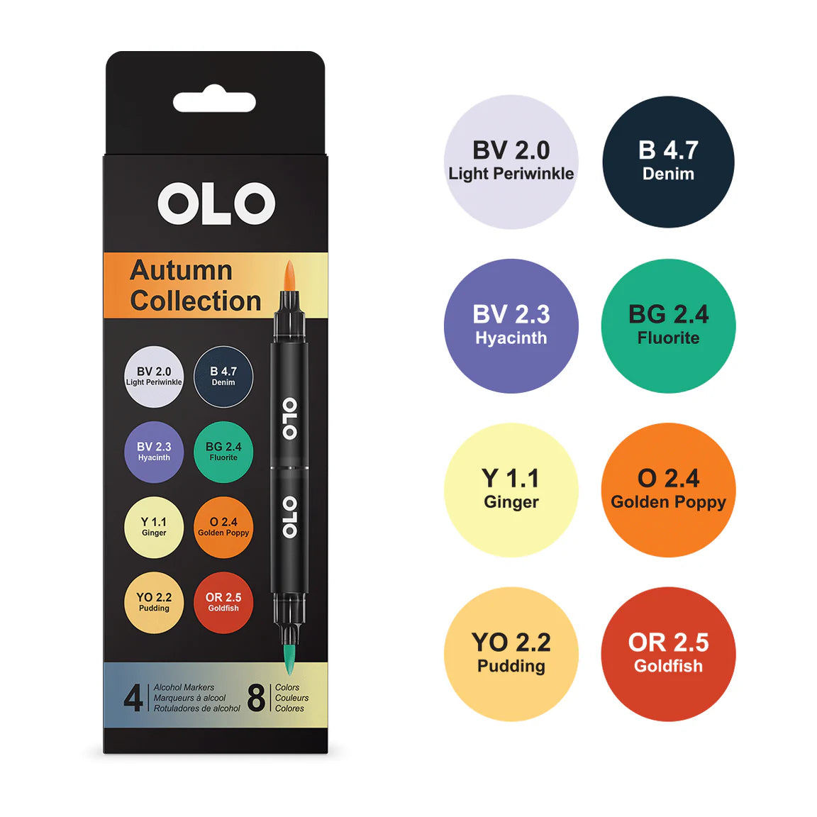 OLO 8 Color Set Autumn OLO-4-2