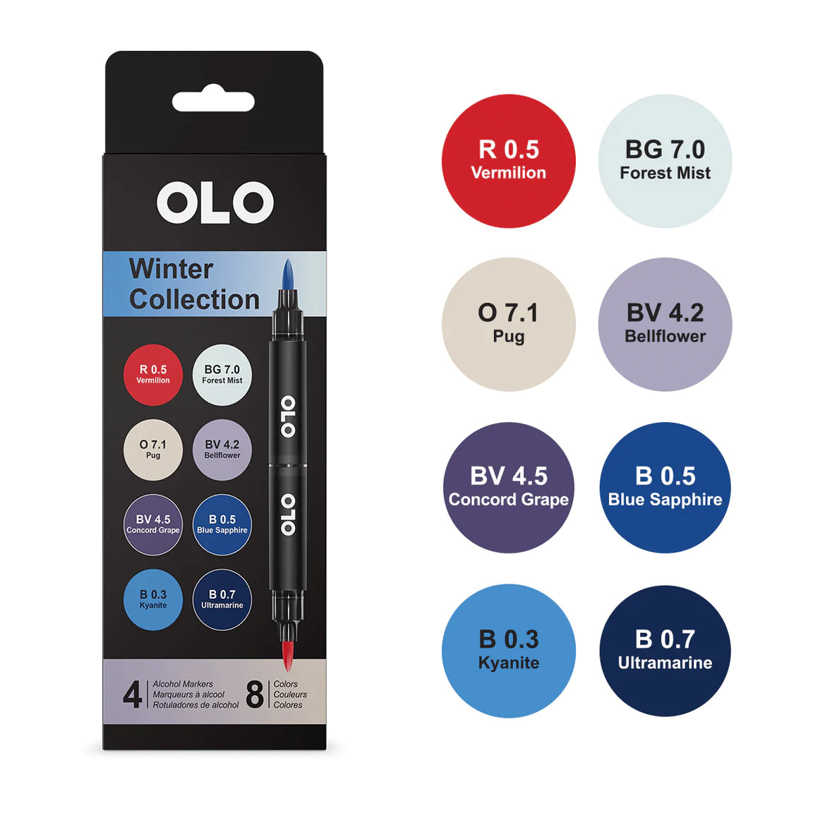 OLO 8 Color Set Winter OLO-4-3