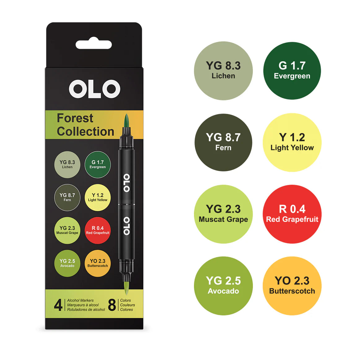 OLO 4 piece set Forest OLO-4-5