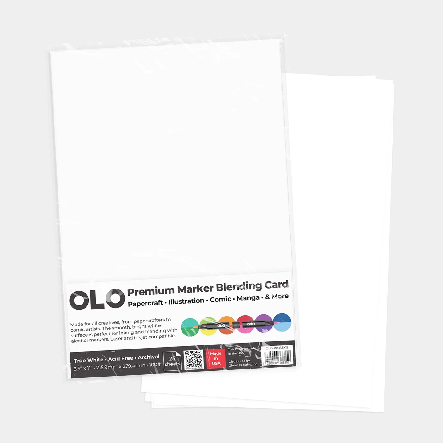 OLO Premium Marker Blending Card - 25 Sheets