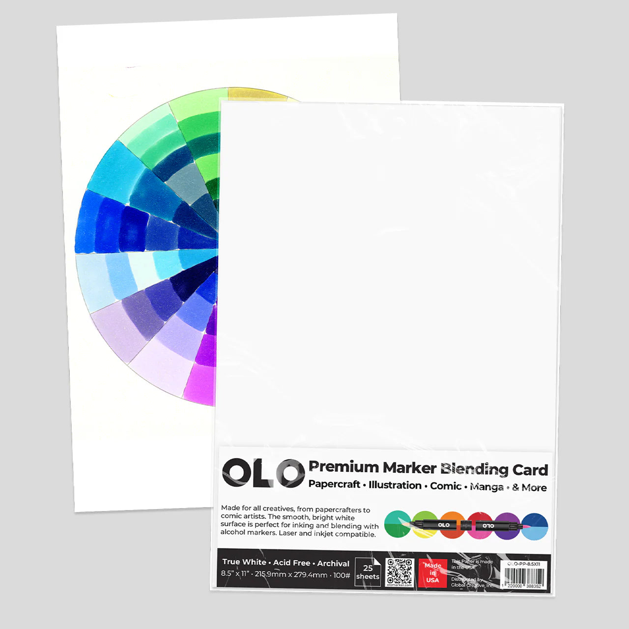 OLO Premium Marker Blending Card - 25 Sheets