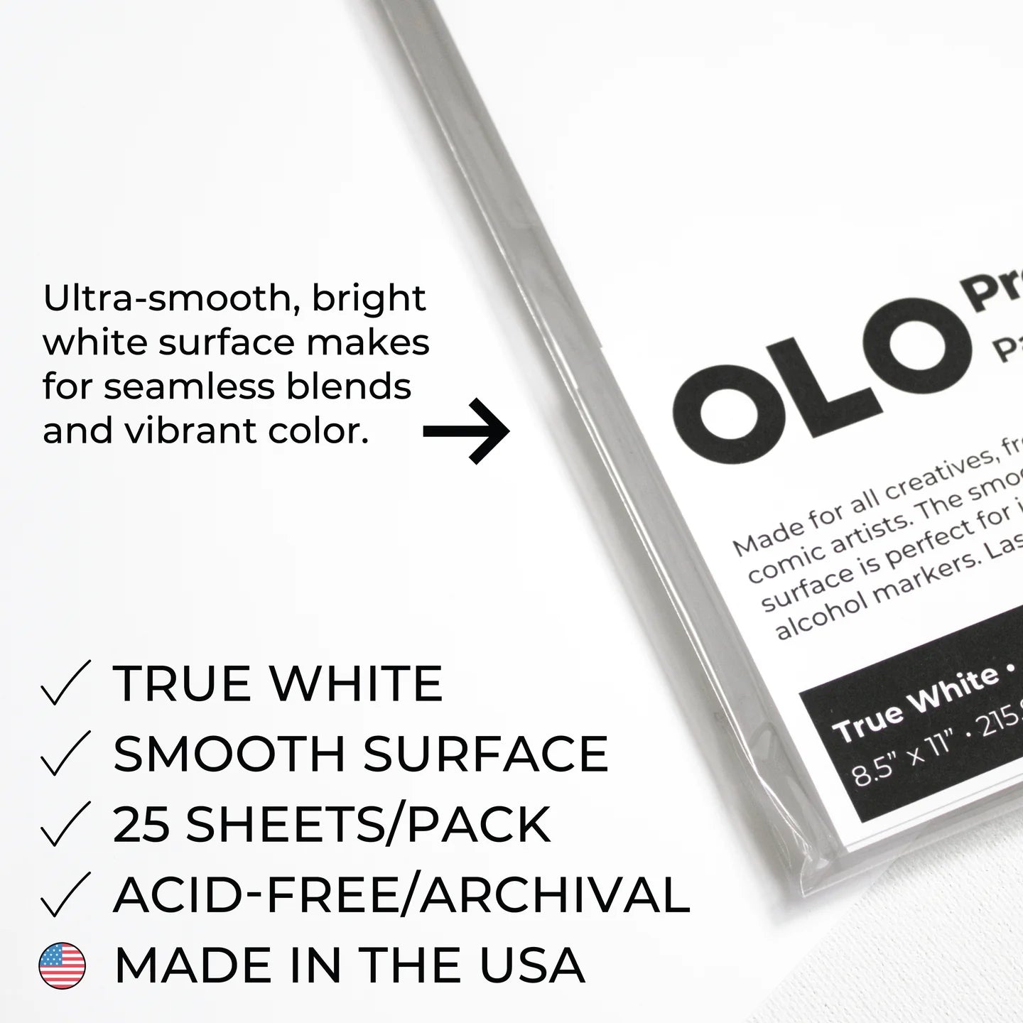OLO Premium Marker Blending Card - 25 Sheets