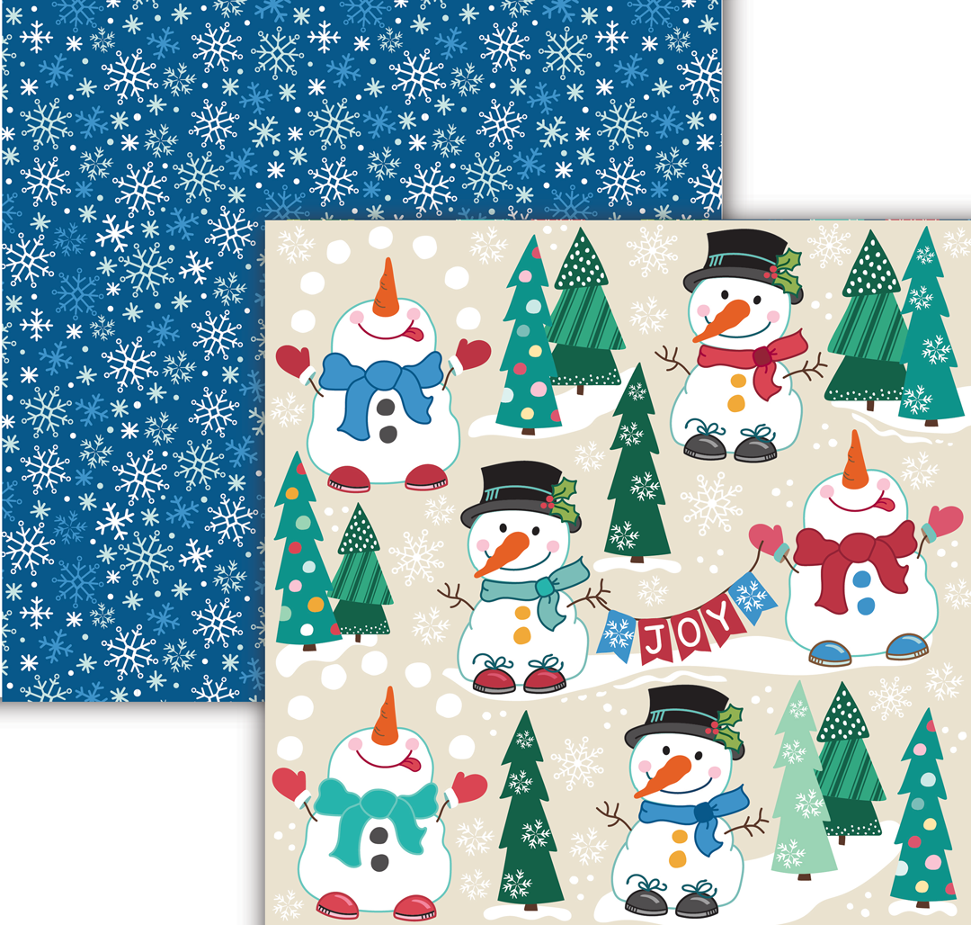 Festive Prints 6x6 paper pack