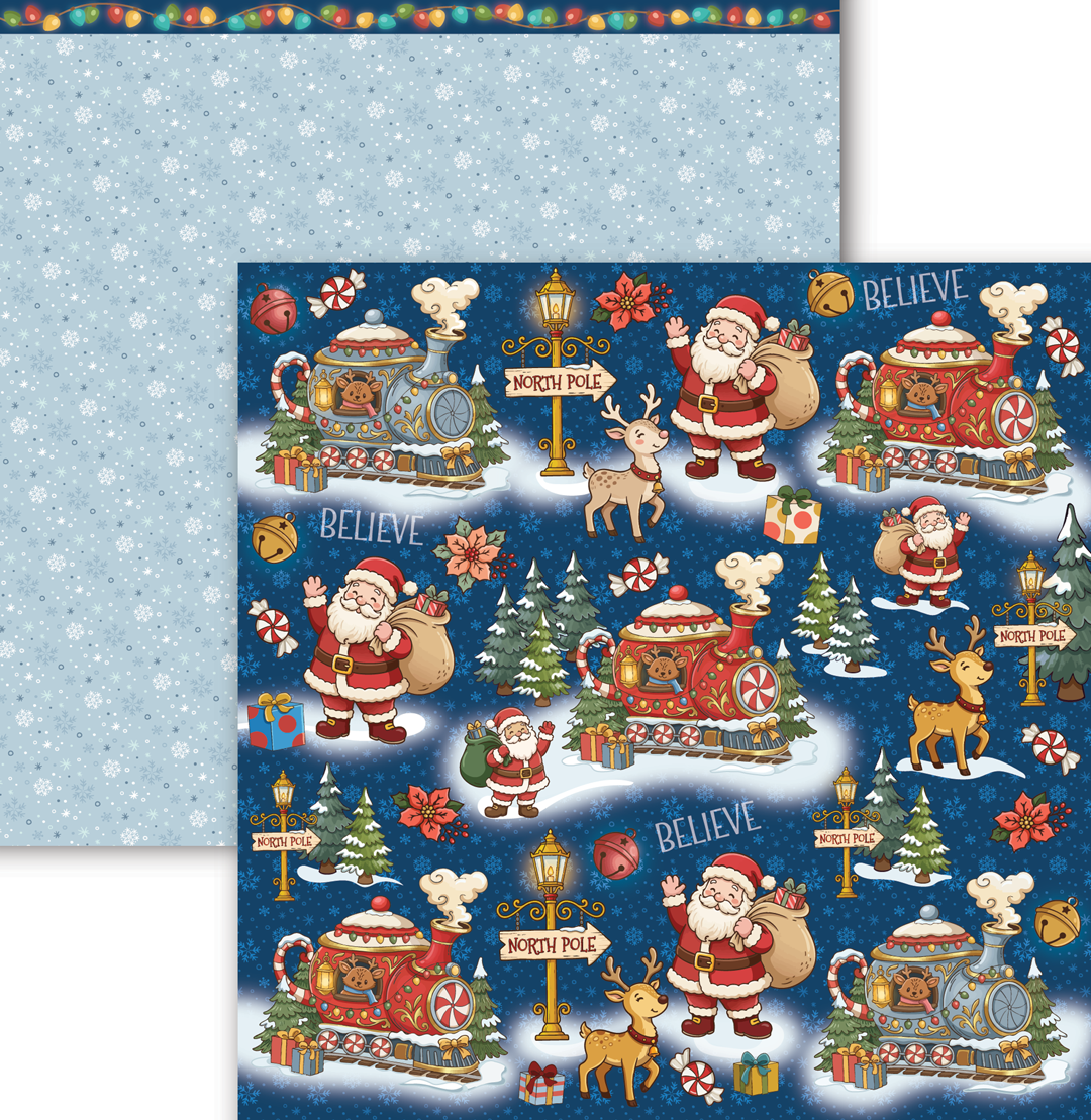Santa's Teapot Express Paper (15 pack)