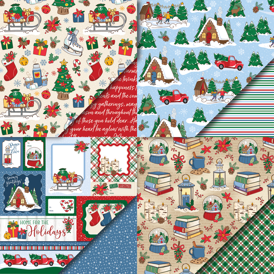 Winter Escape Collection Variety Pack (12 Sheets)