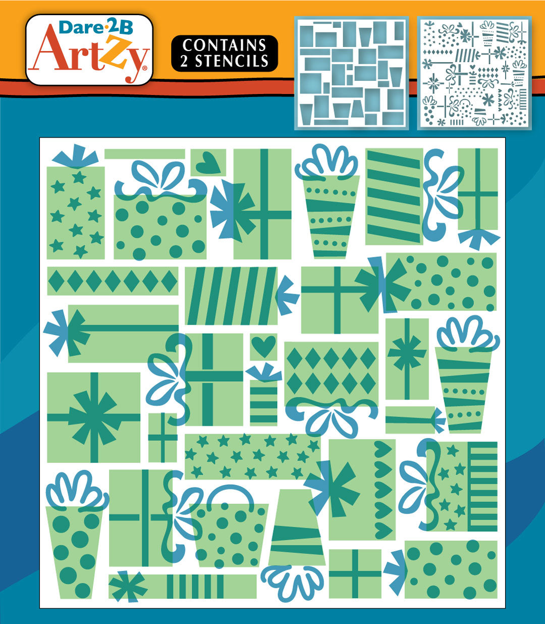 Gift Box Layering Stencils