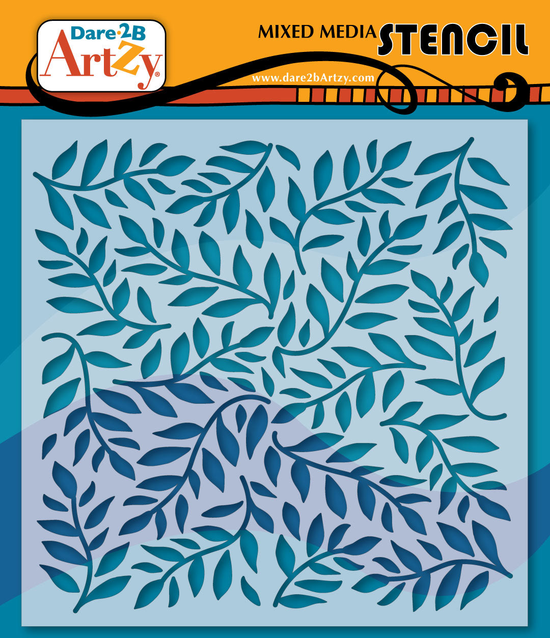 Lacey Leaves Stencil