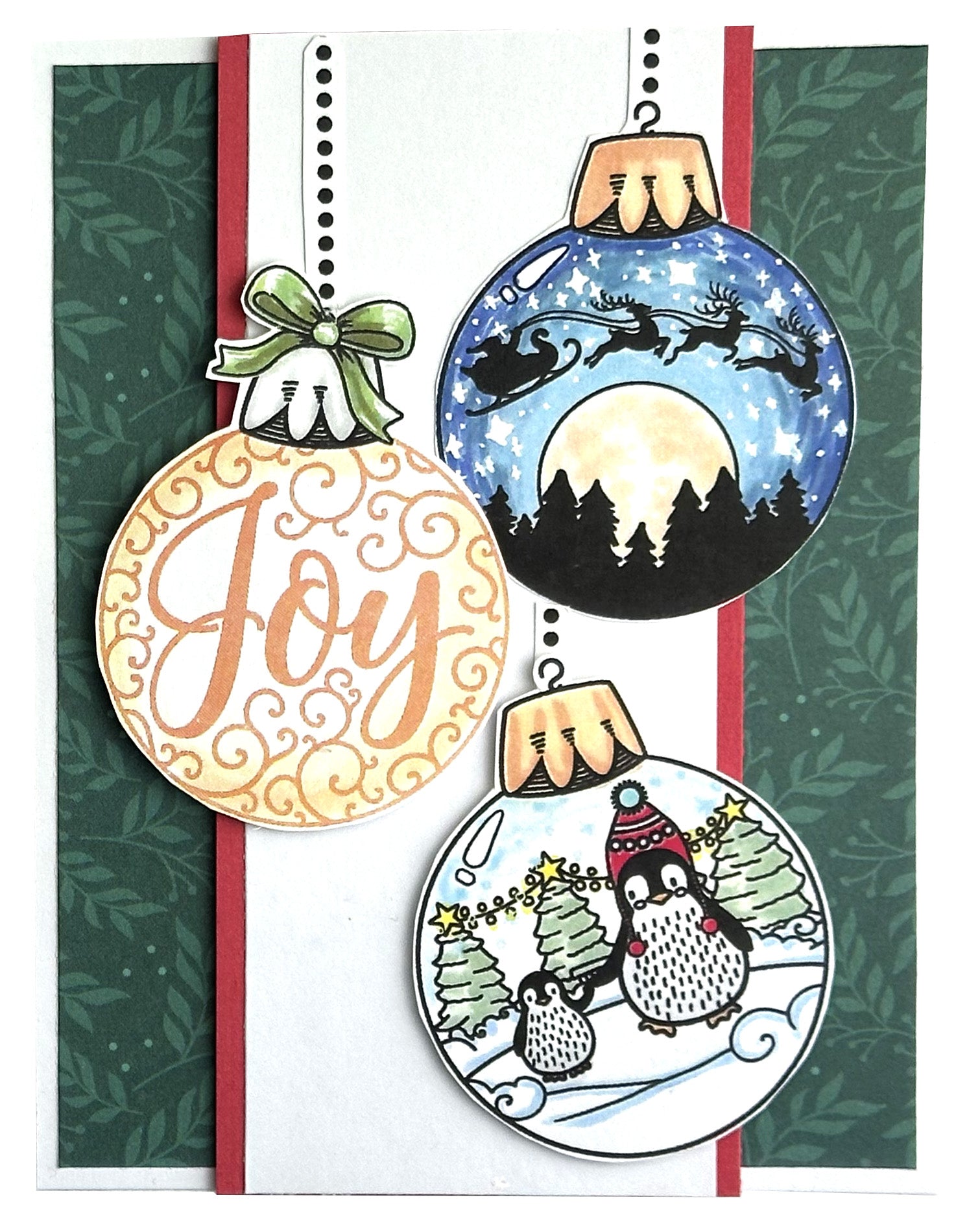 Snow Globe & Ornament Stamp Set