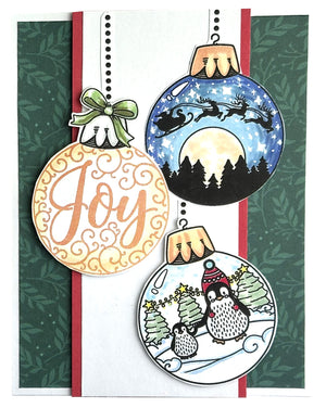 Snow Globe & Ornament Stamp Set