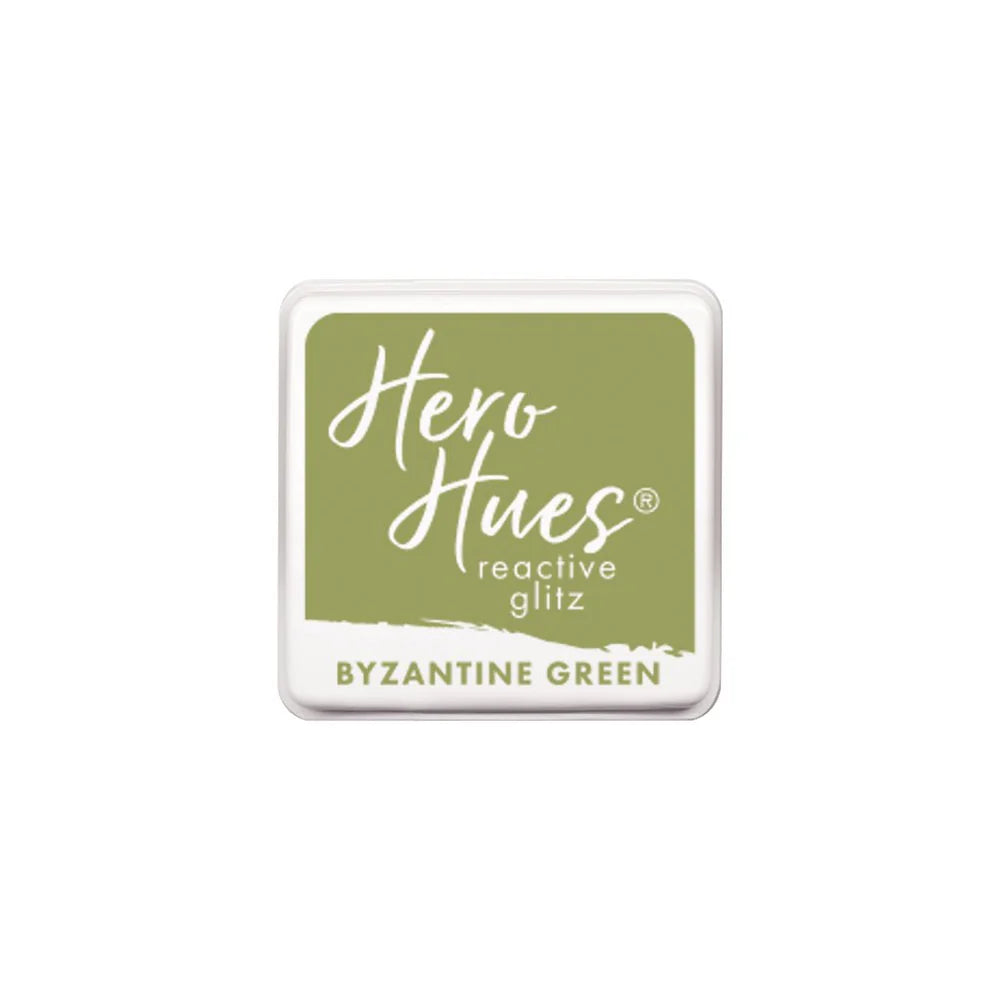 Hero Arts- Byzantine Green Reactive Glitz Ink