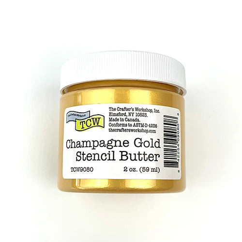 TCW Stencil Butter Champagne Gold 2oz