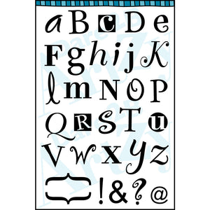 Alphabet Whimzy Stamp Set