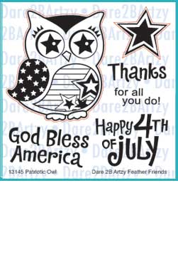 Patriotic Owl Stamp Set