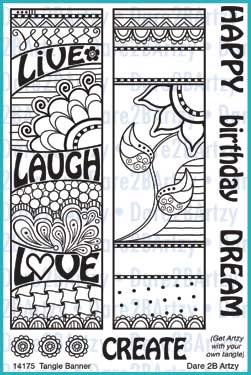 Tangle Banner Stamp Set