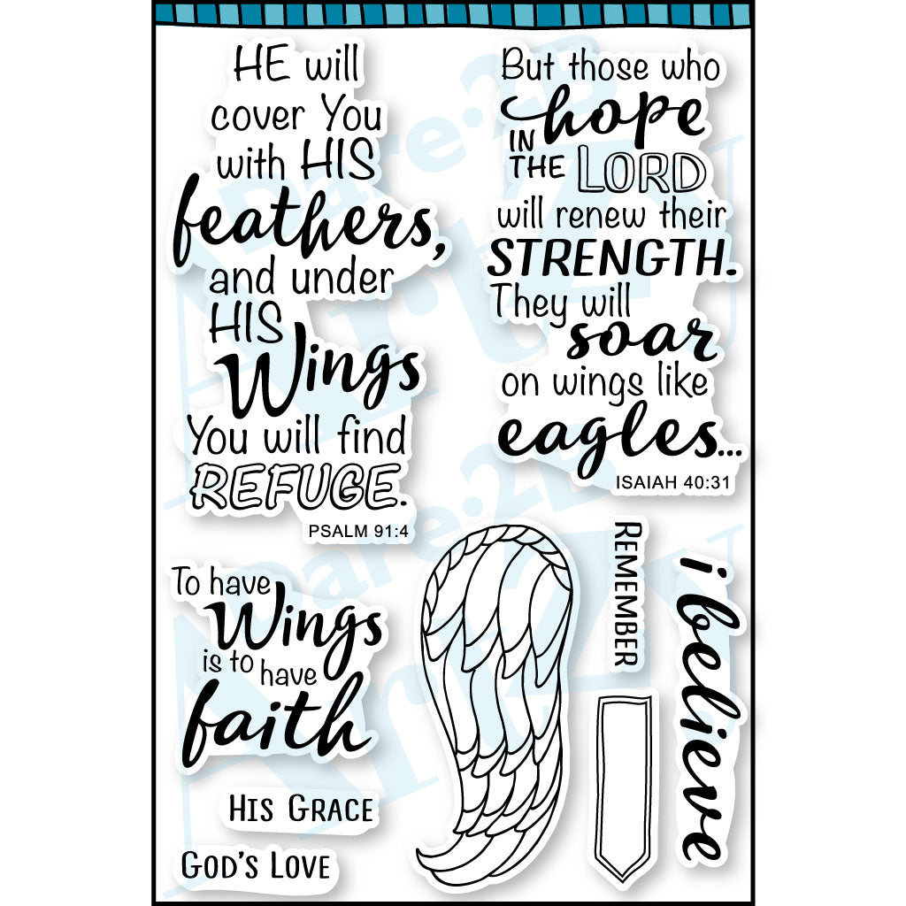 These bible verses will bring you comfort and strength. Use them as you journal in your bible or make a bookmark to remind you of God's love for you. These clear stamps from Dare 2B Artzy will be a great addition to your "Faith Journalling" supplies. 