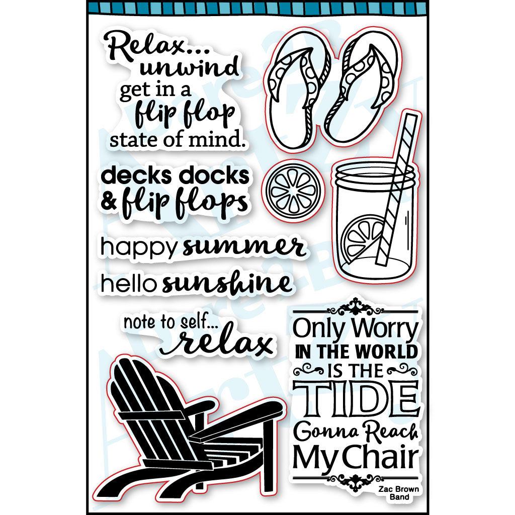 Flip Flop & Adirondack Chair Die - Dare 2b Artzy