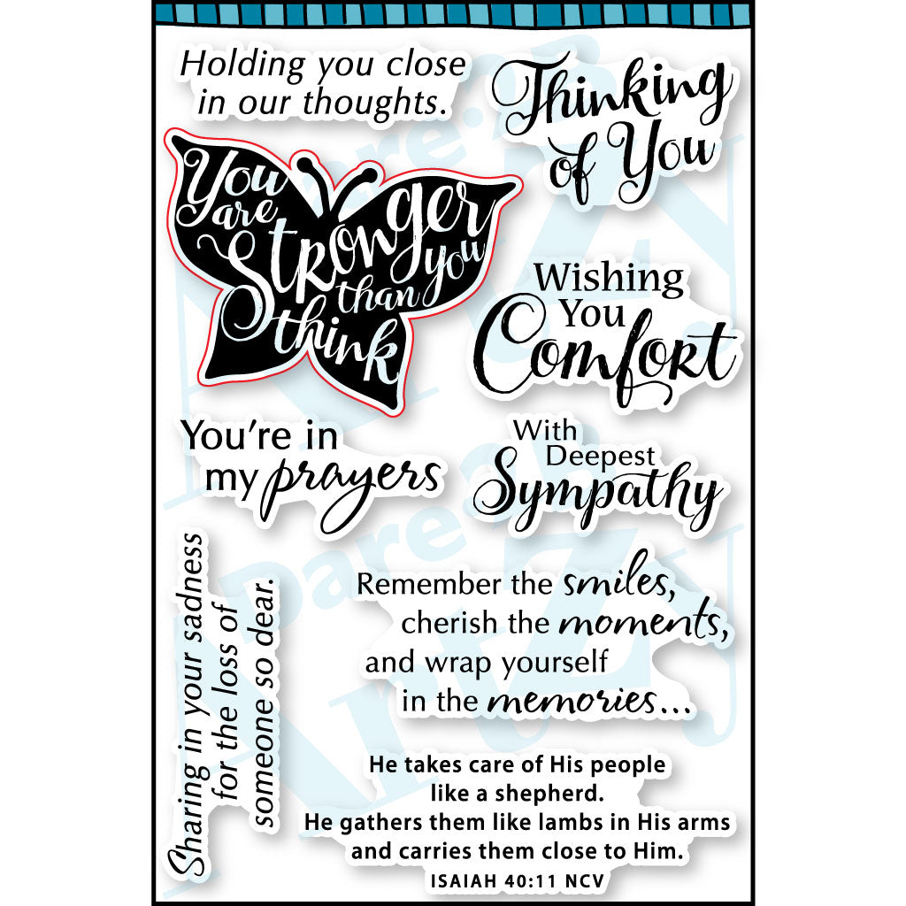 Dare 2B Artzy Clear Stamps 4