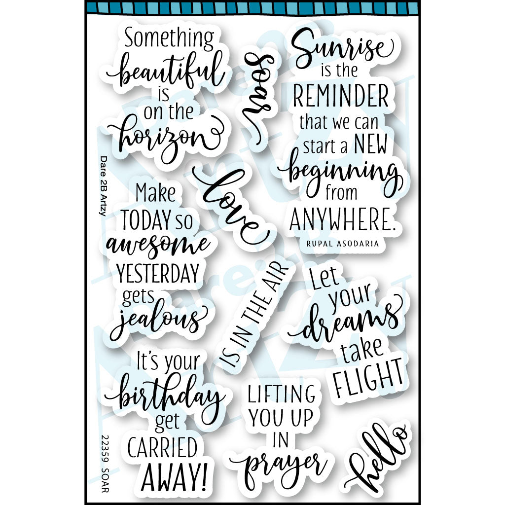 Dare 2B Artzy Clear Stamps 4