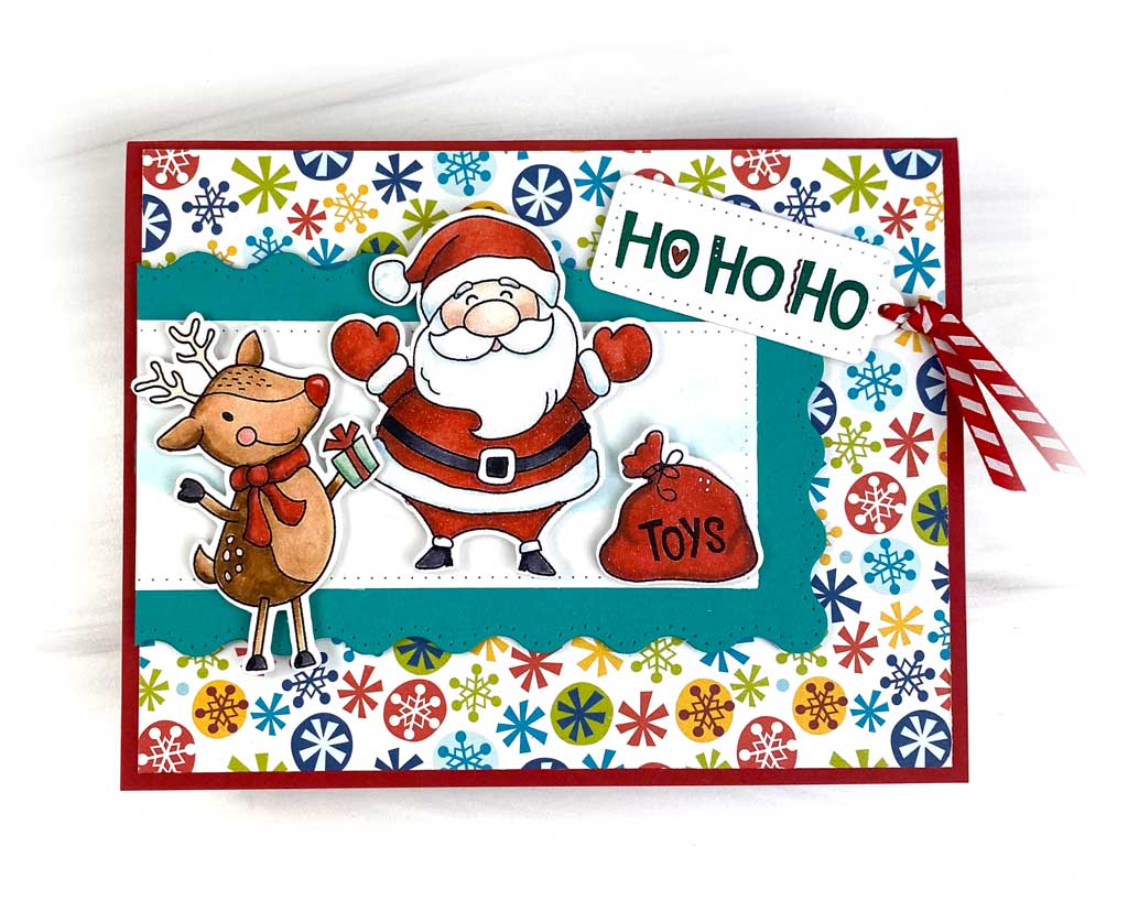 Santa's Reindeer Stamp Set