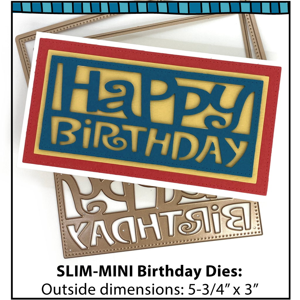 Slim Mini Birthday Die