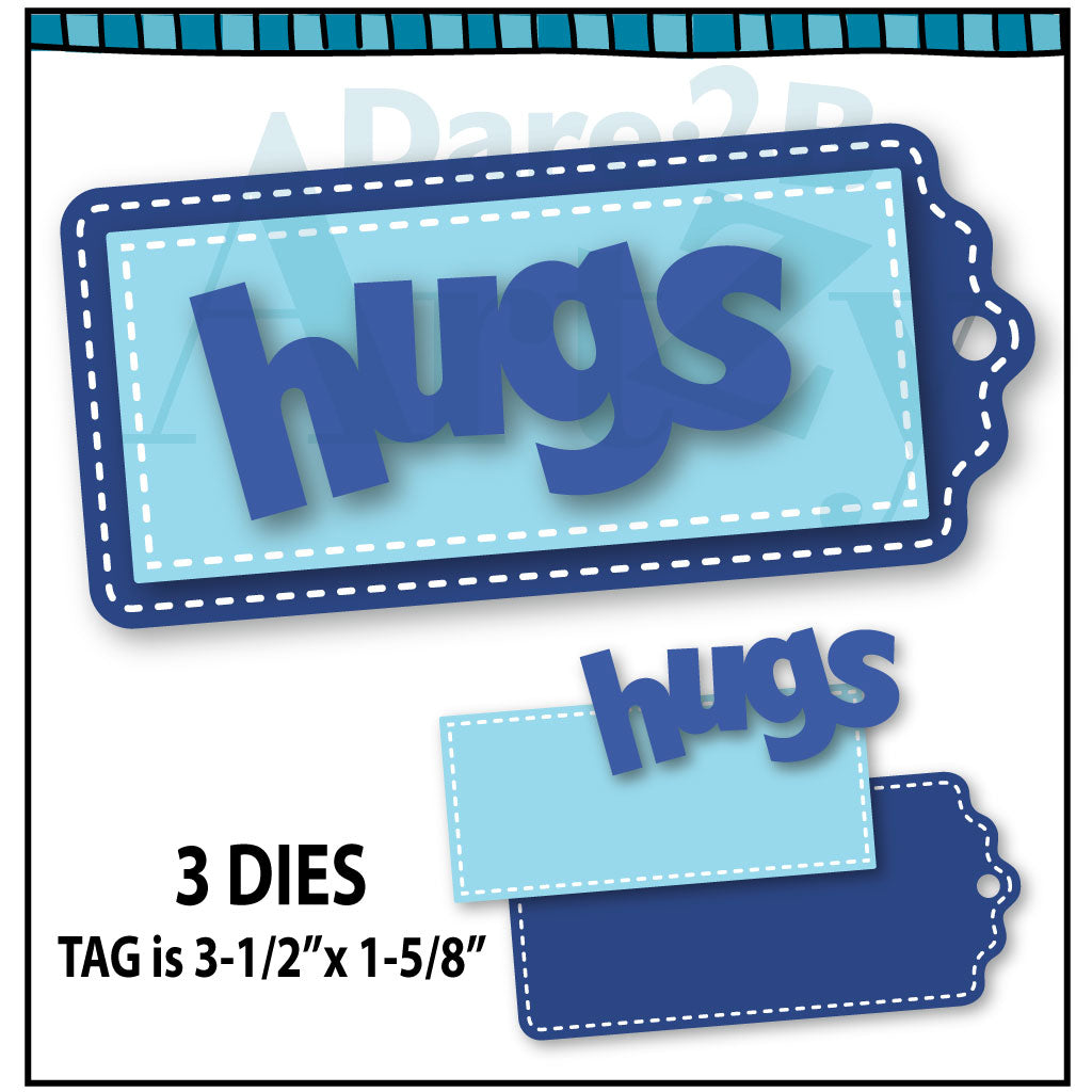 Mini Hugs Tag Die