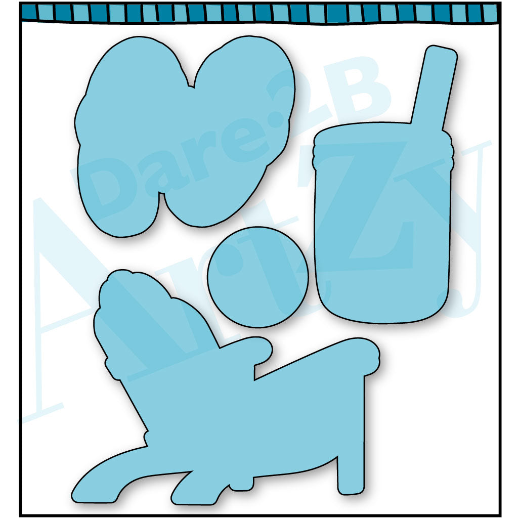 Another great stamp and coordinating die set for both card makers AND scrapbookers.  Create a whole relaxing scene on your next summer page layout. You will also want to have our coordinating Flip Flop Die set to make your life so much easier. It's time to sit back, relax and do a little stamping! 