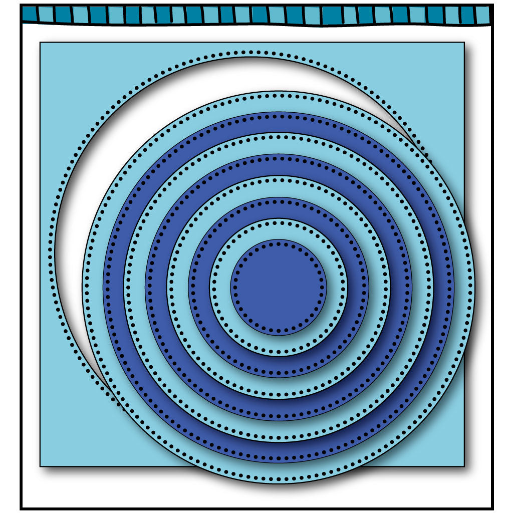 Double Dot Circle Framelit Die