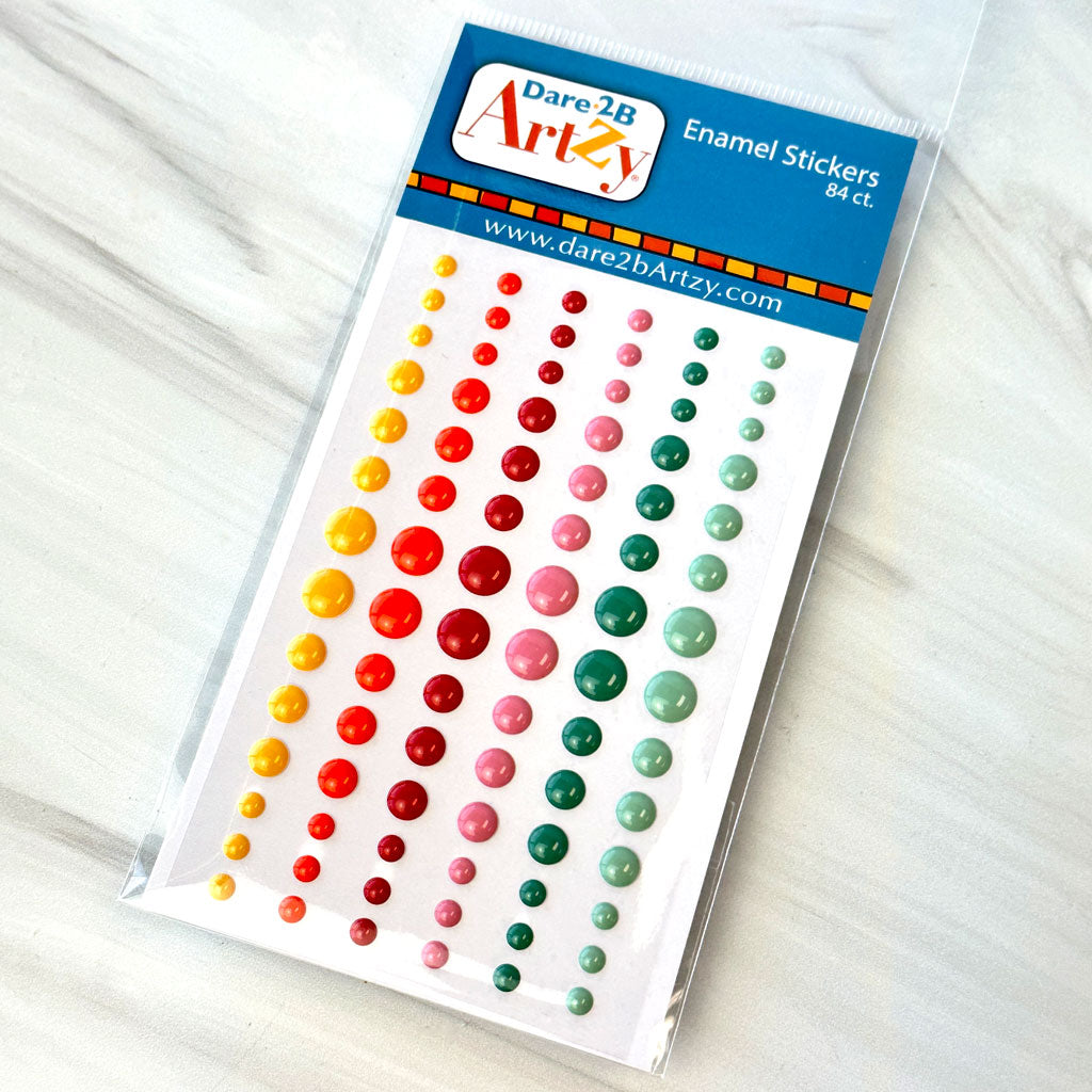 Feelin' Groovy Enamel Stickers