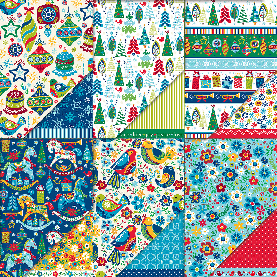 Merry & Bright Collection Variety Pack (12 sheets)