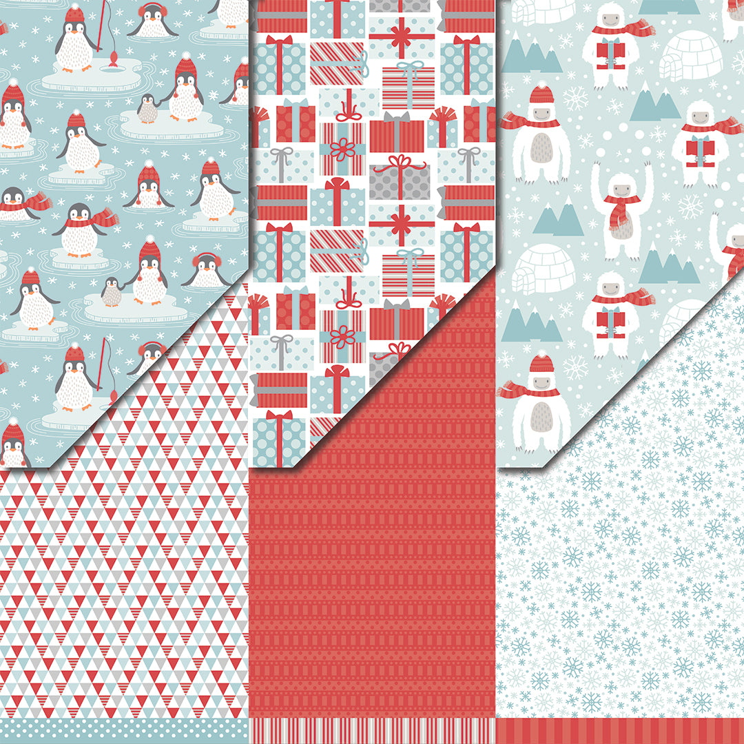 North Pole Holidays Collection Variety Pack (12 sheets)