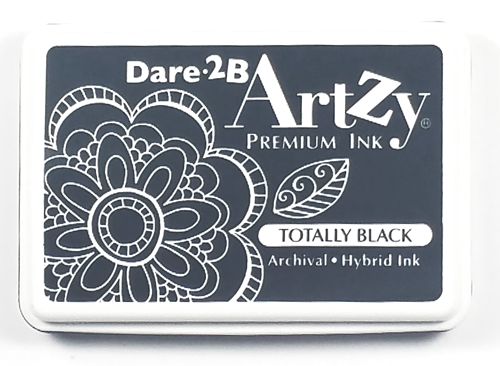 Totally Black Ink Pad - Dare 2b Artzy