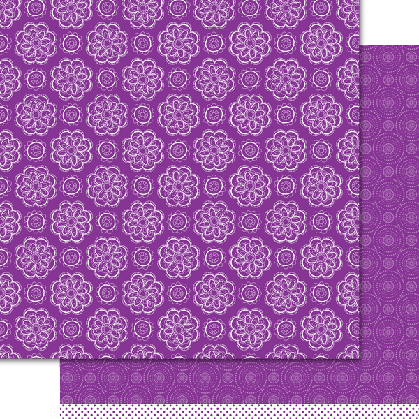 Artzy Doodles - Wild Orchid Paper Pack (15 Sheets)