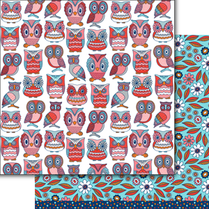 Hoot Hoot Paper Pack (15 sheets)