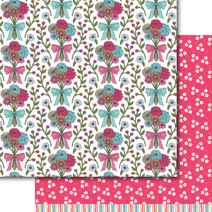 Fresh Cut Blooms Paper Pack (15 Sheets)