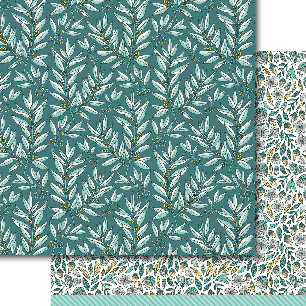 Berry Botanical Paper Pack (15 Sheets)