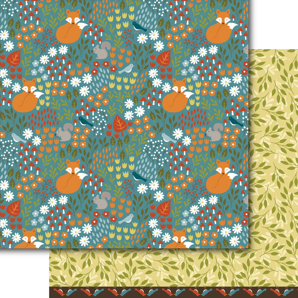 Woodland Animals Paper Pack (15 papers)