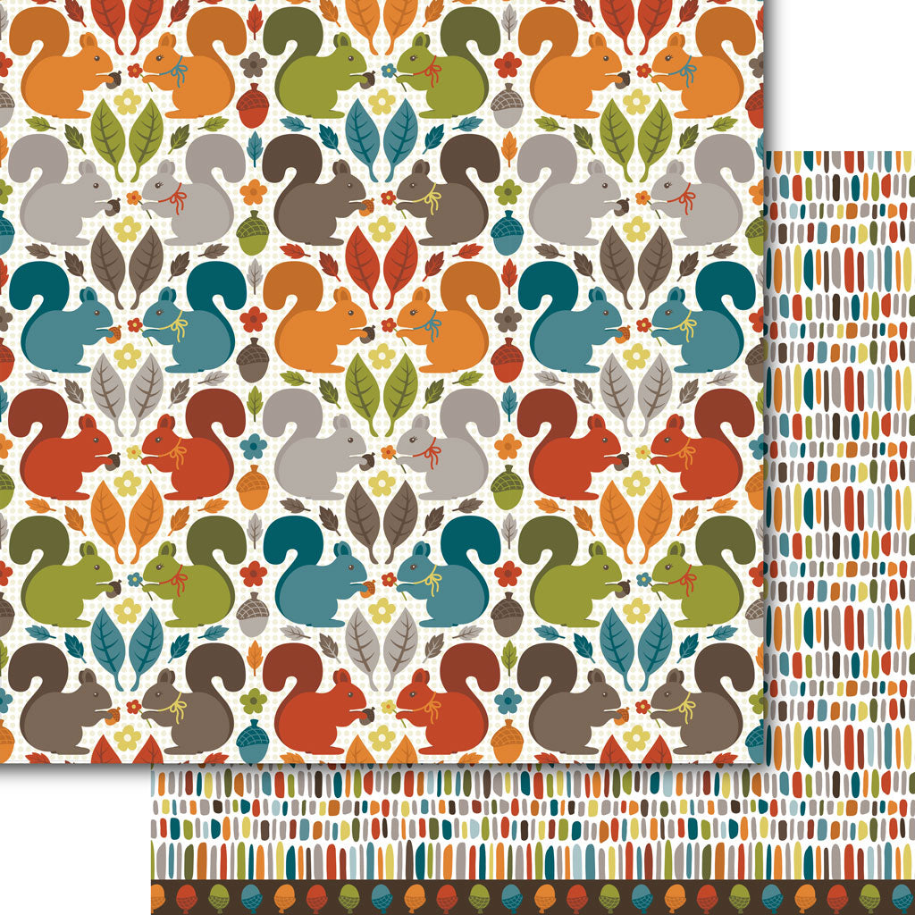 Crazy for Squirrels Paper Pack (15 papers)