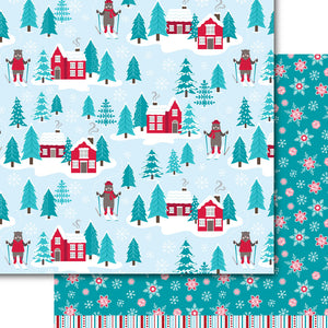Frosty Chalet Paper Pack (15 Sheets)