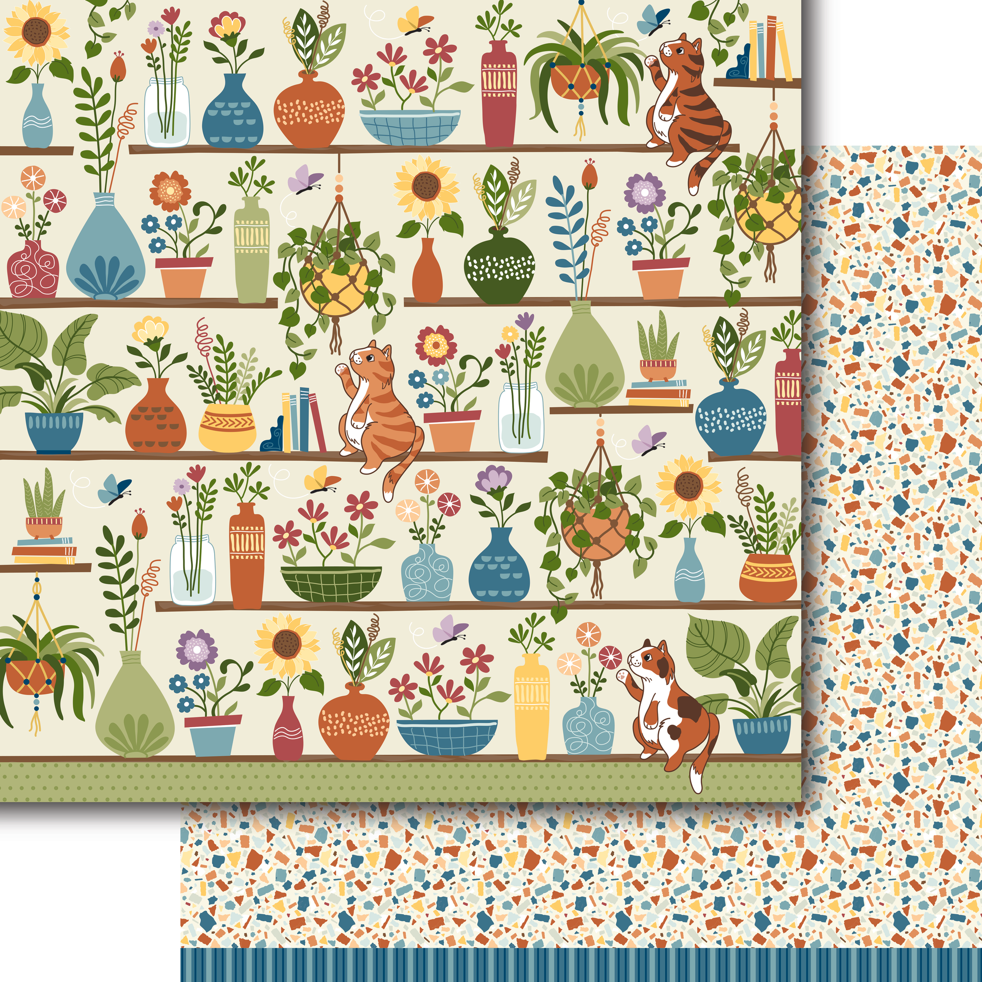 Potted Posies Paper Pack from the Everything is Blooming Collection by dare2b artzy