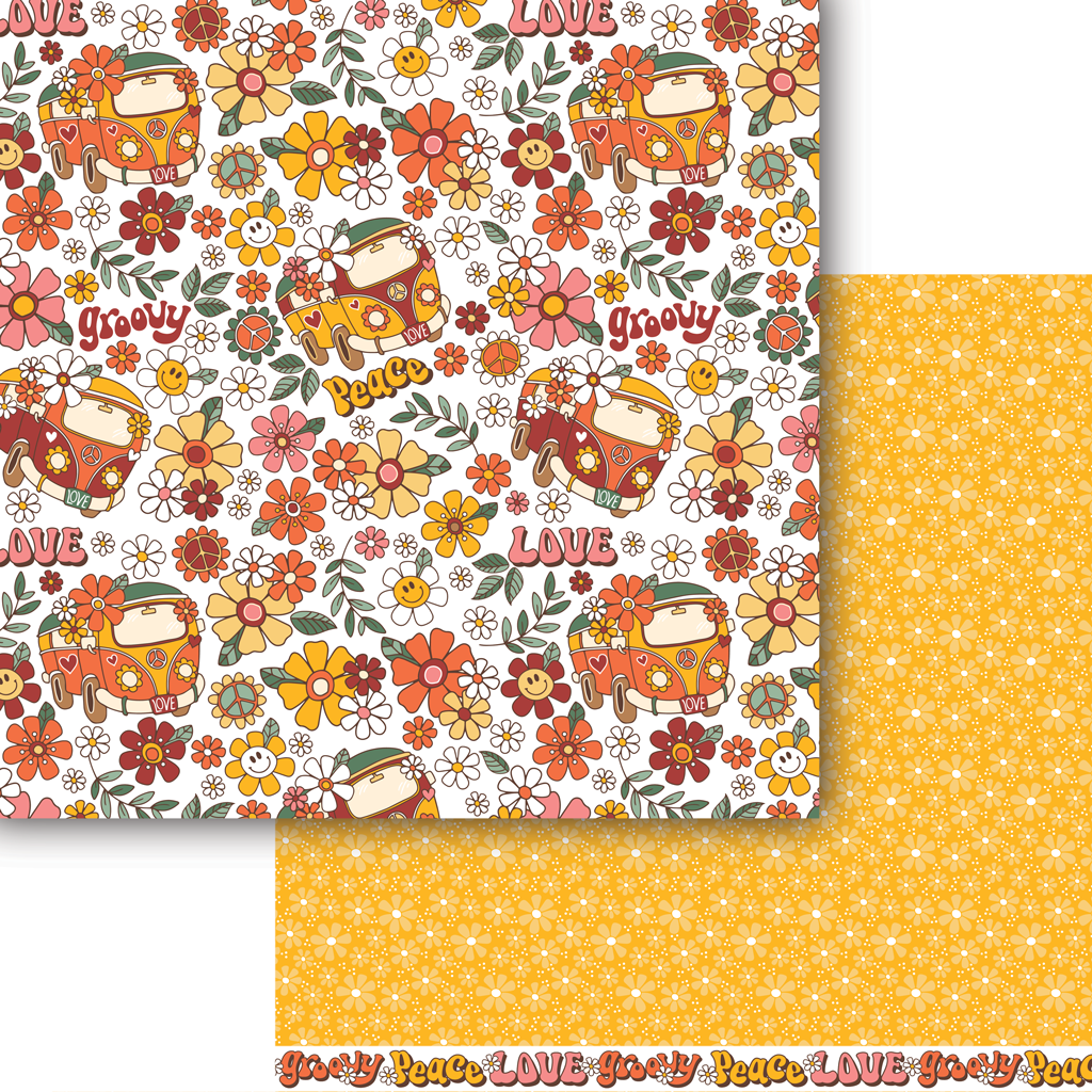 Peace & Love Paper Pack (15 Sheets)