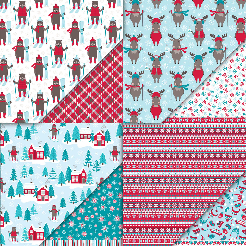 Snow Much Fun Collection Variety Pack (16 sheets)