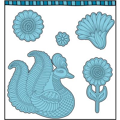 Paisley Peacock Paper Pack (15 Sheets)