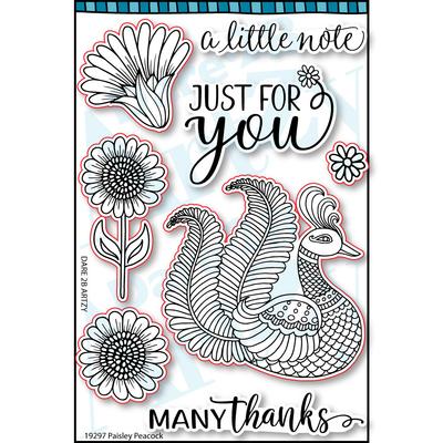 Paisley Peacock Paper Pack (15 Sheets)