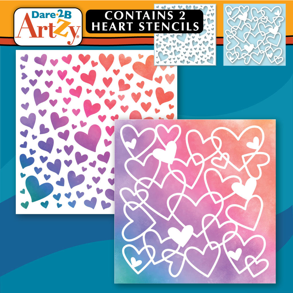 Heart DUO Stencils