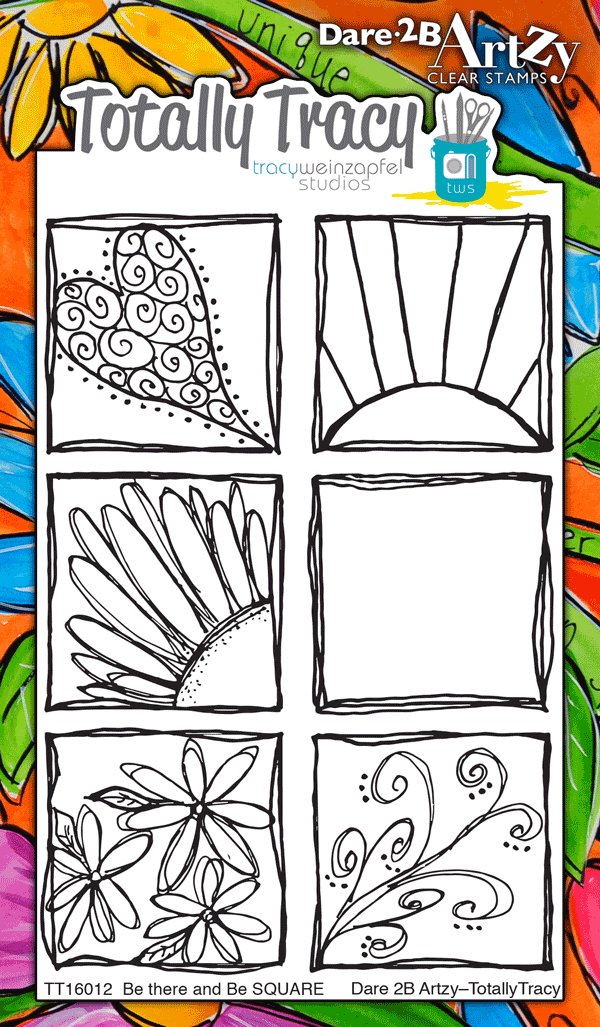 Be There and Be Square (Totally Tracy) Stamp Set