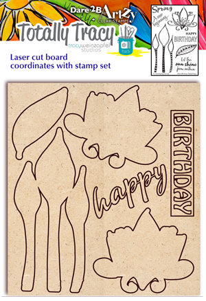 Spring into Life Chipboard