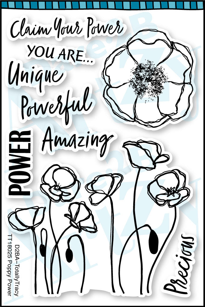 Poppy Power (Totally Tracy) Stamp Set