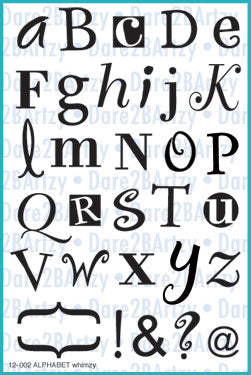 Alphabet Whimzy Stamp Set