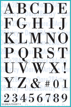 Alphabet 2 (Uppercase) Stamp Set