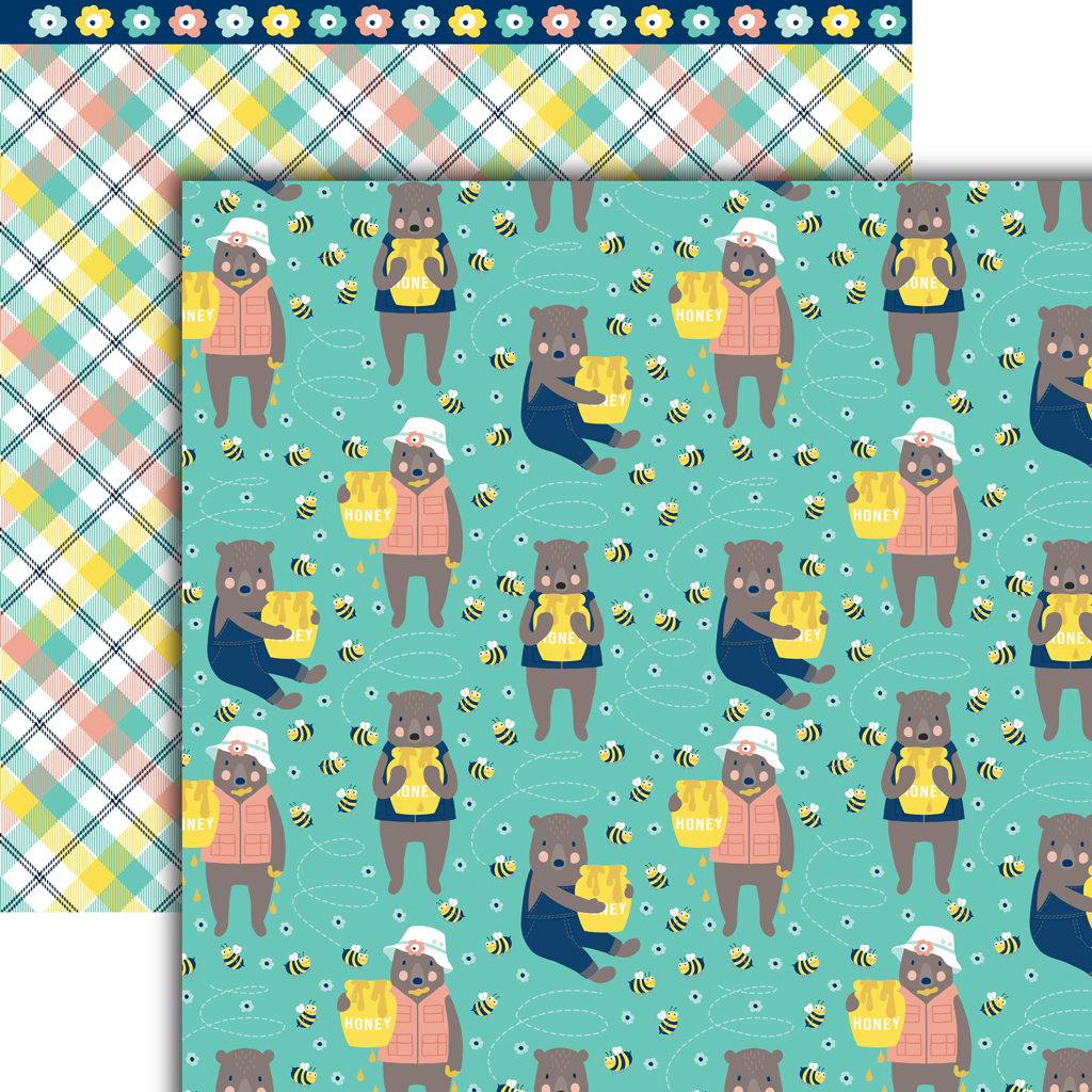 Honey Bear Paper Pack (15 Sheets)